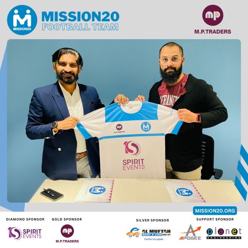 Introducing our sponsors for the Mission20 Football Team